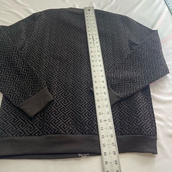 NWT Casa Moda Black Knit Bomber Jacket Size Medium New - Picture 8 of 8